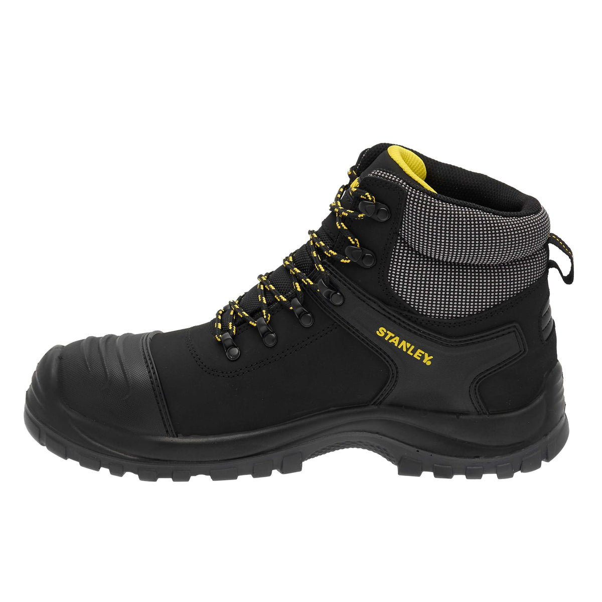 STANLEY Branxton Men's Leather, Steel Toe, Steel Midsole Plate, Waterproof, Safety Work Boot