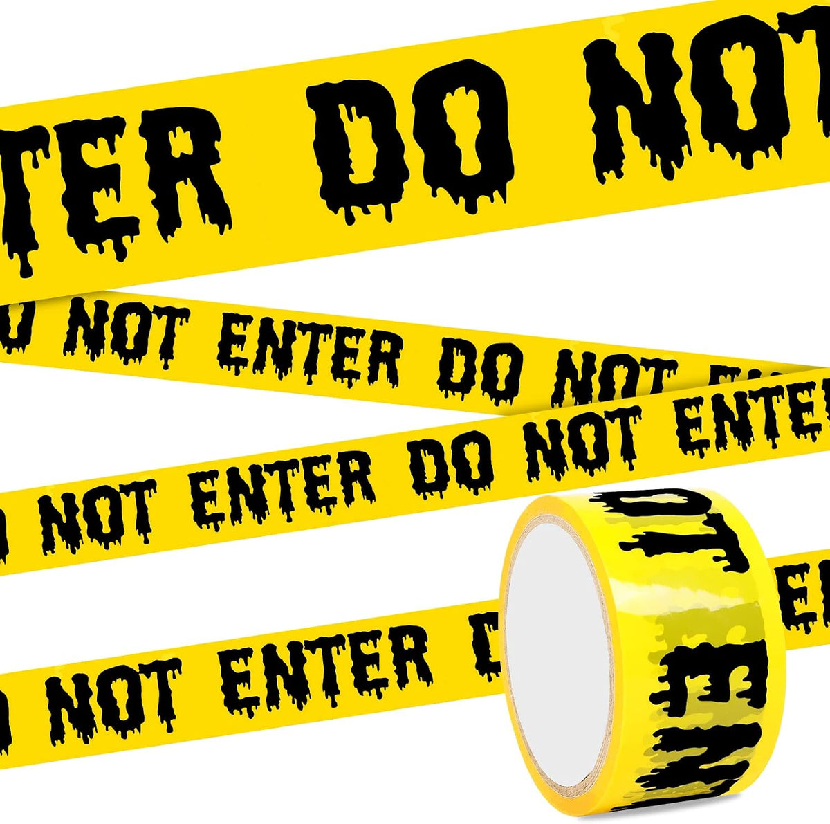 Halloween Decorations DO NOT ENTER Tape Adhesive 25M