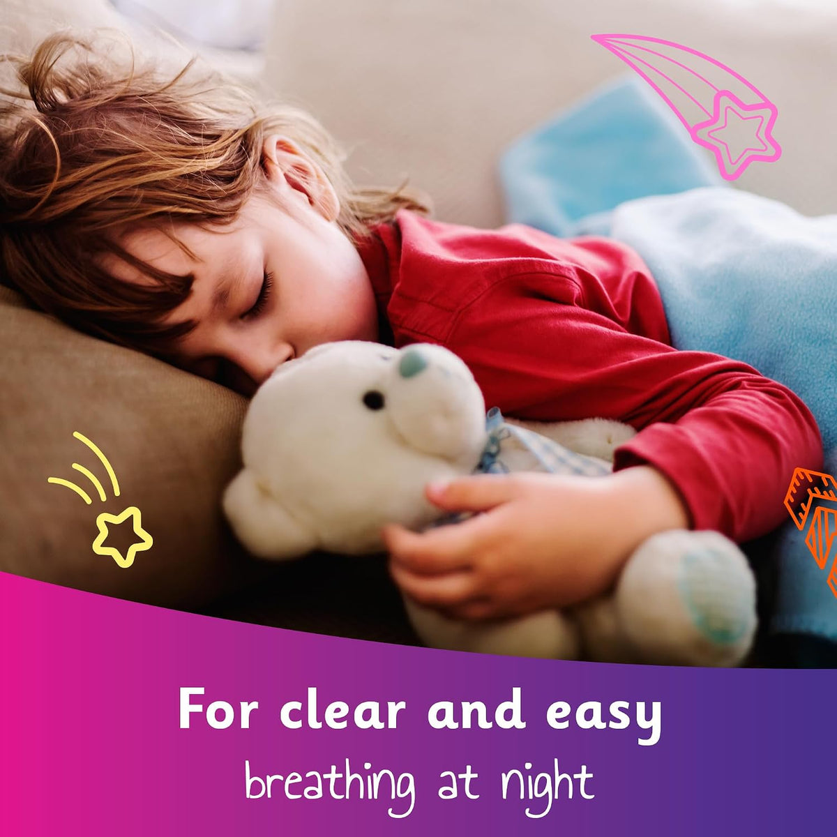 Calpol Vapour Plug Refills XL 10 Count (Pack of 1), Lavender & Chamomile, Helps with Clear and Easy Breathing, Vapour Plug In & Nightlight Refill Pads for Soothing 8 Hour Night-Time, 3+ Months