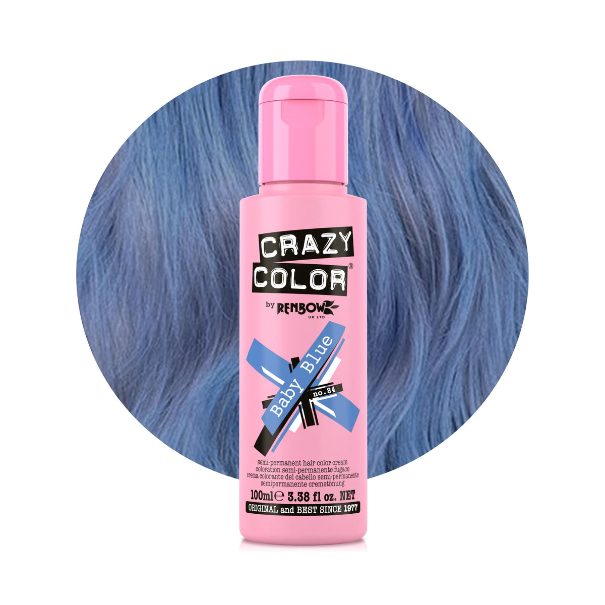 Crazy Color Cyclamen Pink Hair Dye 100ml