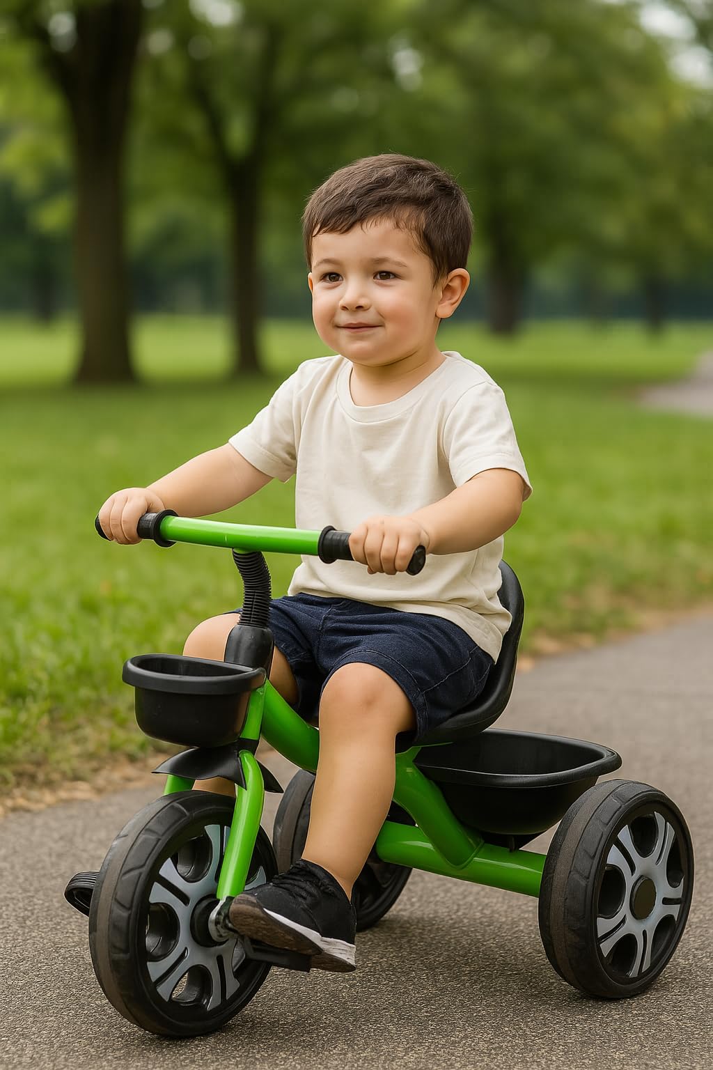 Foryourlittleone Kids Trike Venture Tricycle Baby Push Bike | Age 18 Months to 6 Years | Gift Toddler Tricycles (Green)