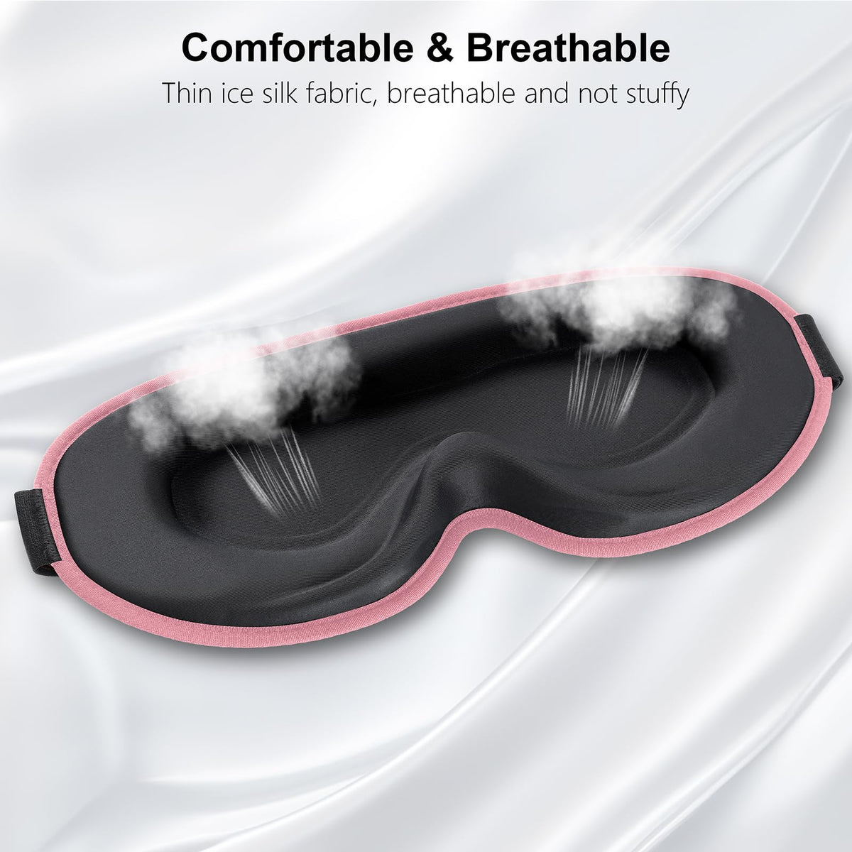 Gritin 100% Blackout Sleep Mask for Women & Men-Zero Eye Pressure Eye Mask