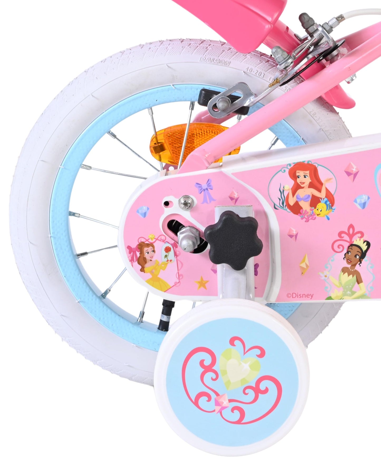 Volare Official Marvel Spider-Man Kids Bike 12" with Stabilisers — Ages 3-4