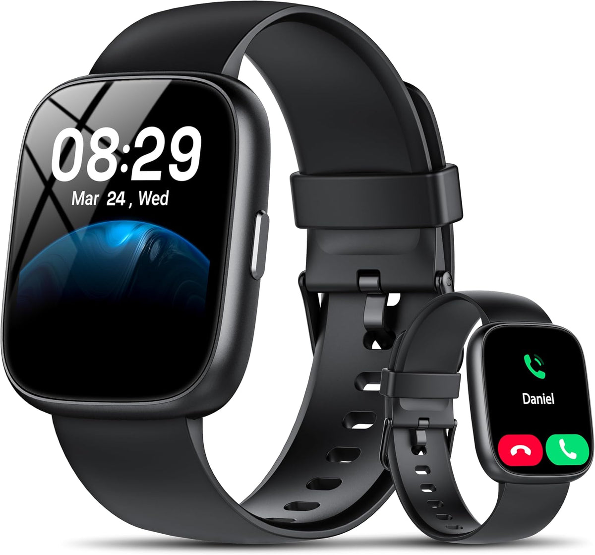 Cillso Smart Watch, Alexa Built-in, 1.83" Bluetooth Calling Fitness Watch