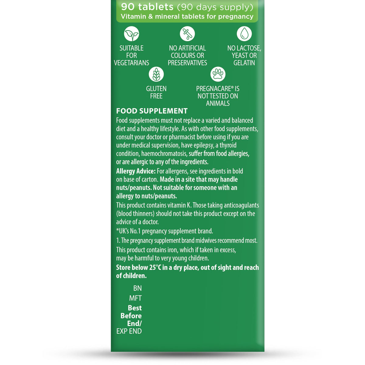 Pregnacare MAX Pregnancy Vitamins - UK's No.1 Pregnancy Brand. Greater Prenatal Care for Women, Supplement with Added Omega-3 DHA for Normal Brain and Eye Development