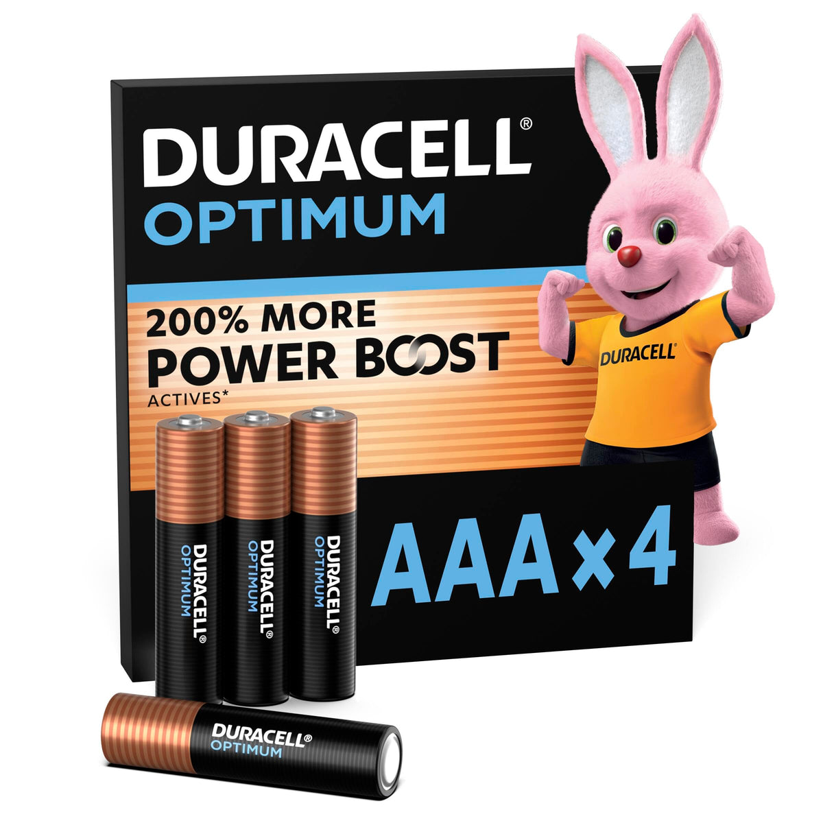 DURACELL Optimum AAA Alkaline Batteries (12 Pack) 1.5V, LR03