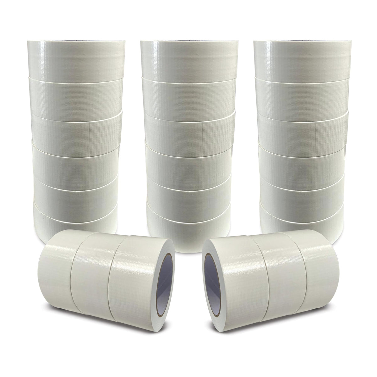 JeeJaan® 3 Rolls of Yellow Duct Tape 50mm x 50m Heavy Duty Waterproof Gaffa Tape for Electrical Plumbing Use Strong Adhesive Durable Ideal for Sealing Fixing and Wrapping Projects