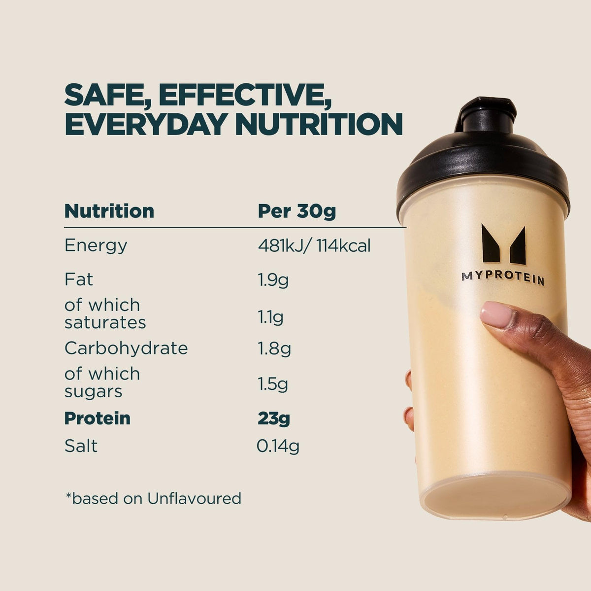 Myprotein Impact Whey Protein Powder | Vanilla - 30 Servings | Up to 23 g Whey Protein Per Serving with BCAAs | Builds Lean Muscle, Speeds Recovery | Low Fat & Carbs | Vegetarian