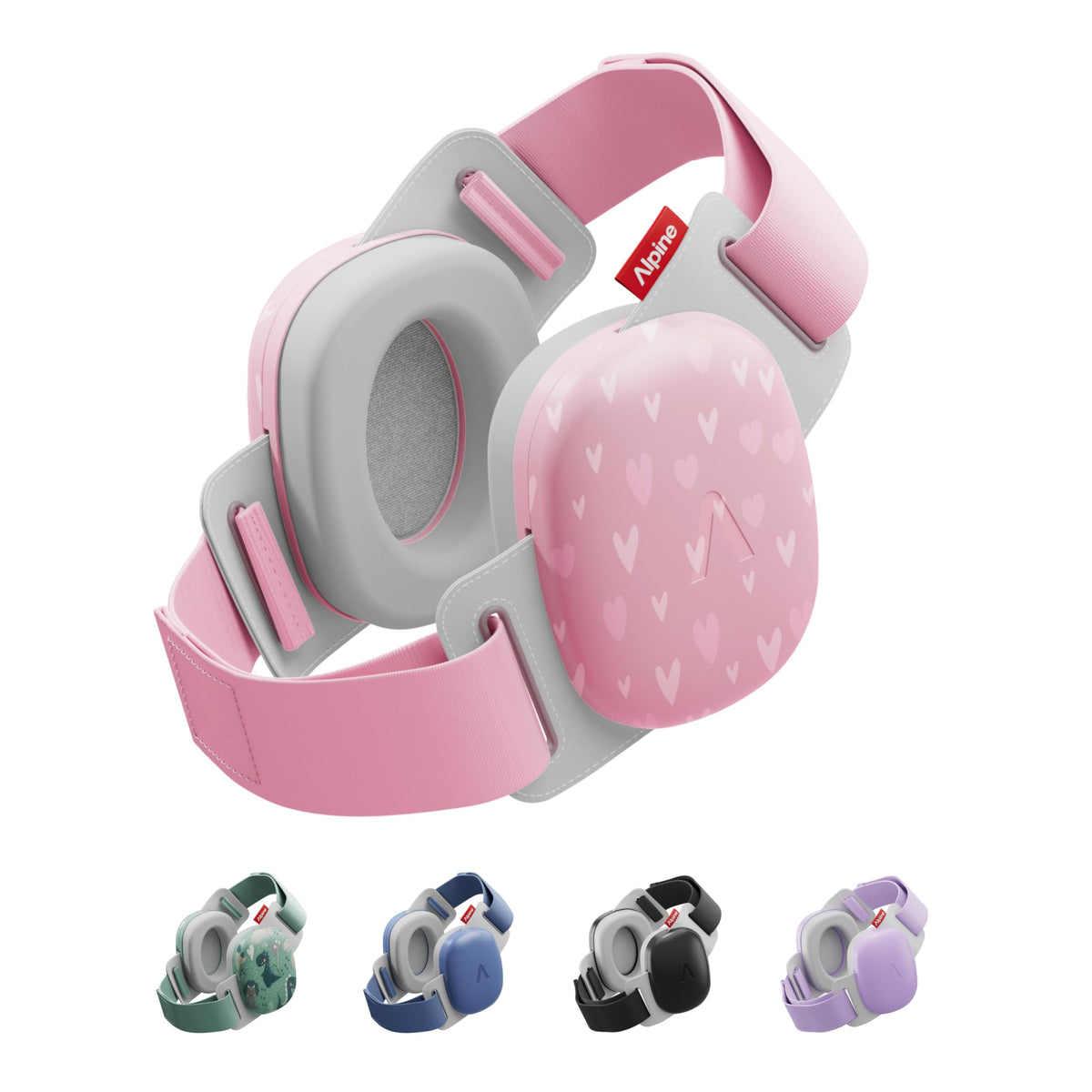 Alpine Muffy Baby Comfort Ear Defenders, Adjustable up to 48 months, Green