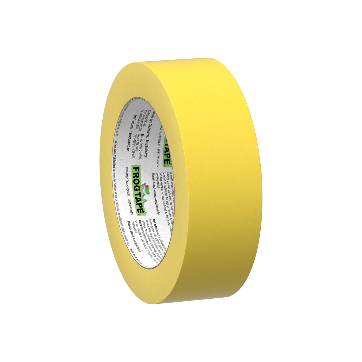 Frog Tape Yellow Delicate Surface Painters Masking Tape 24mm x 55m. Indoor painting and decorating for sharp lines and no paint bleed