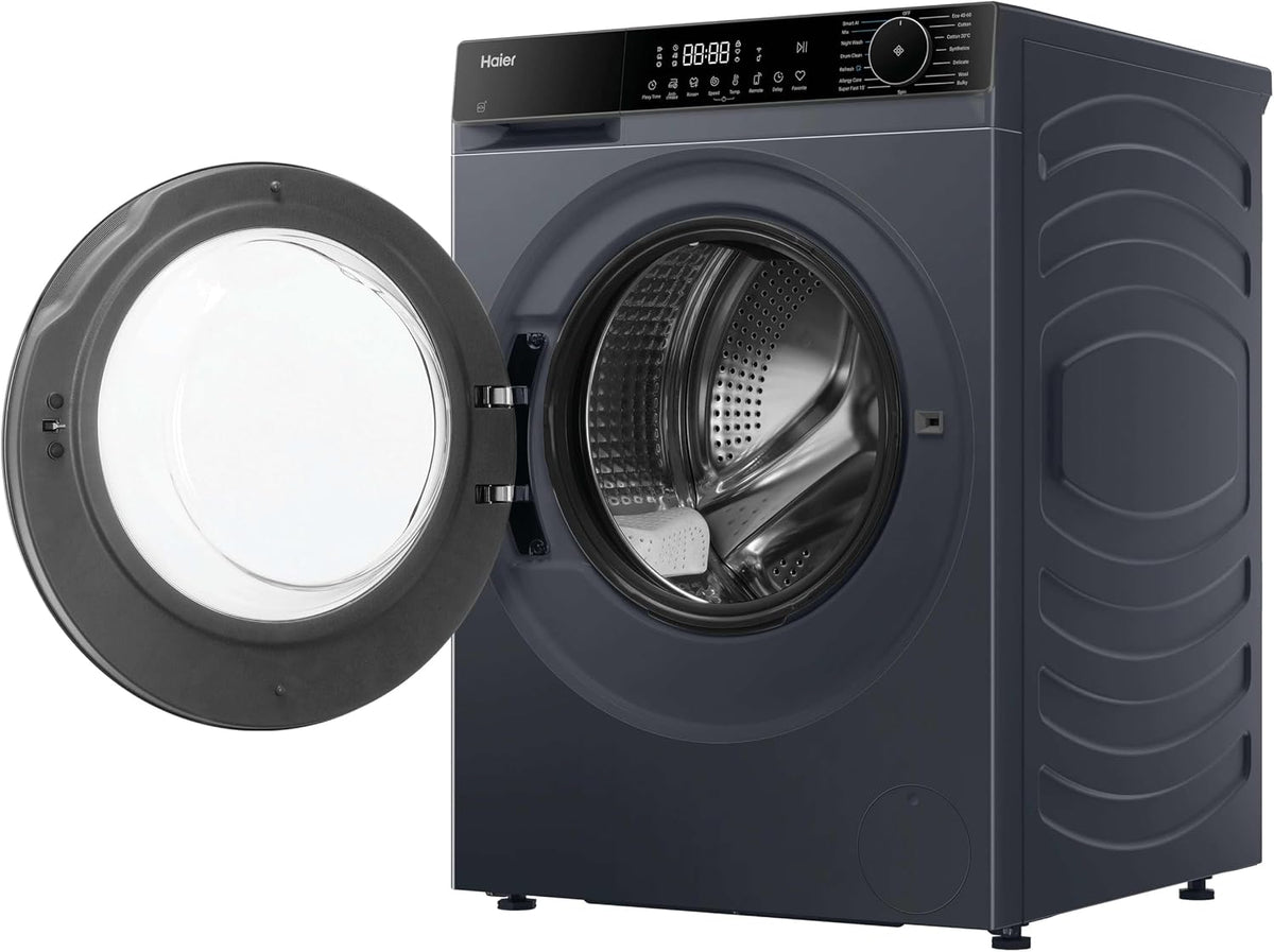 Haier X Series 5 Washing Machine, 13kg, Graphite & Black, A-20%, 1400 RPM