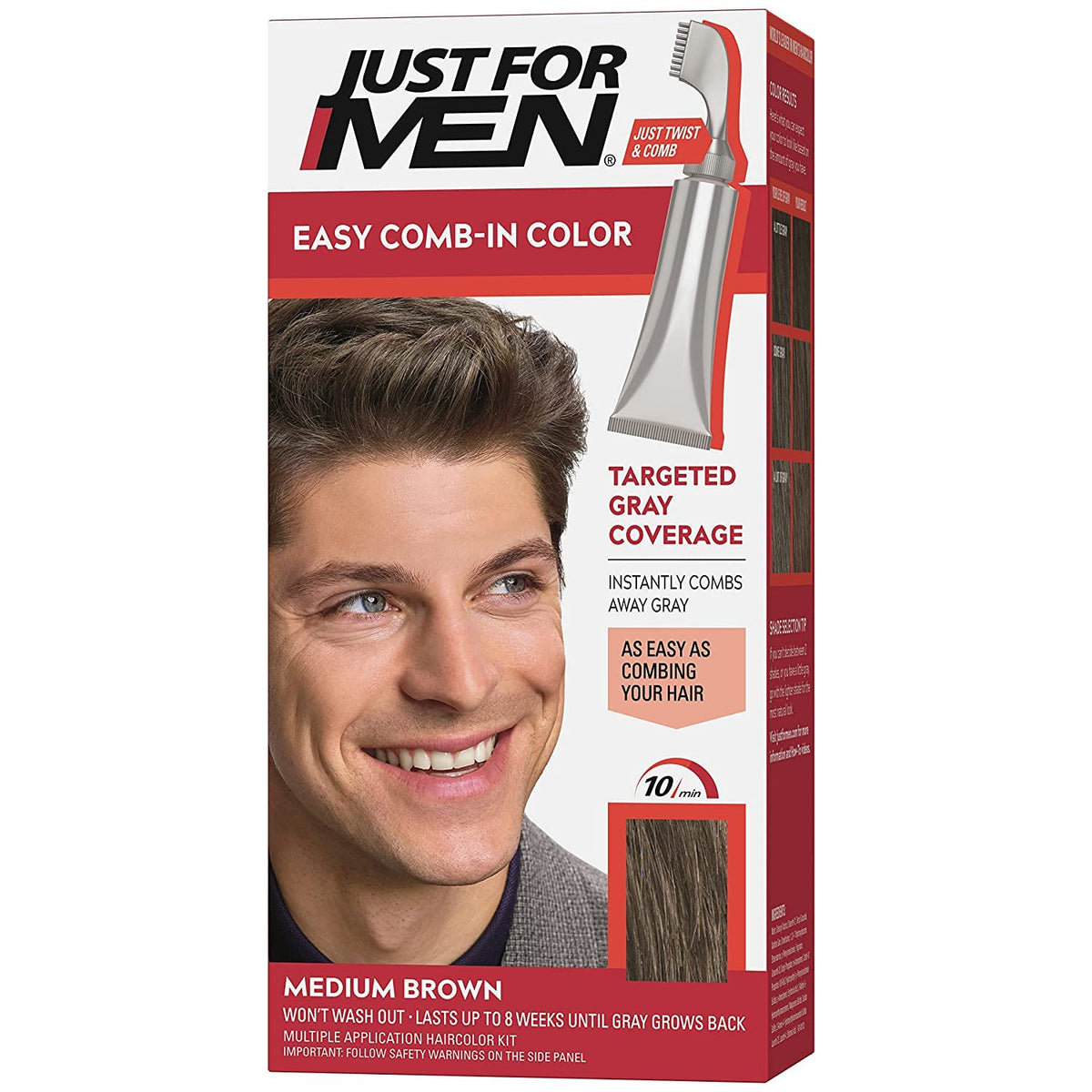 Just for Men Ultra, Hair Colour Dye, A45 Dark Brown