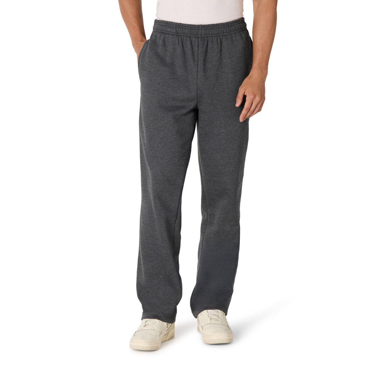 Amazon Essentials Men's Fleece Open Bottom Sweatpant (Available in Big and Tall)