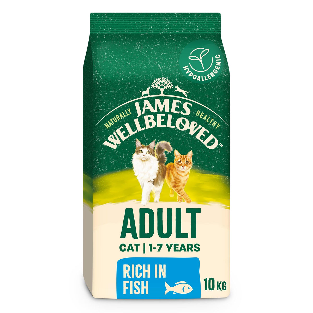 James Wellbeloved Hypoallergenic Dry Cat Food for Adult Cats Turkey 4 kg