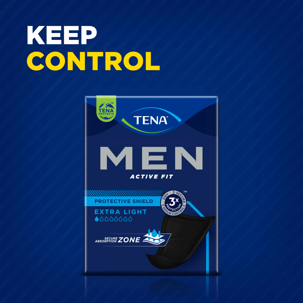 TENA Men Protective Underwear, Large, Level 4 for Heavy Bladder Weakness x 40