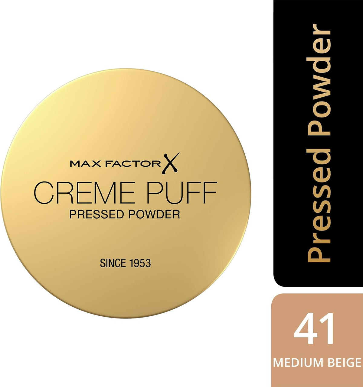 Max Factor Crème Puff Pressed Powder, 41 Medium Beige, 14g