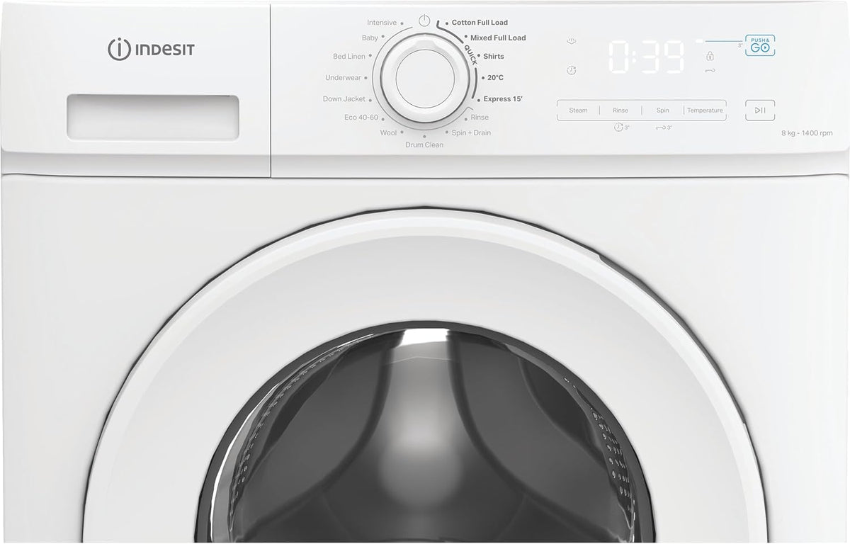 Indesit My Time IMA 864 MY TIME UK 8kg Washing Machine with 1400 rpm - White - A Rated