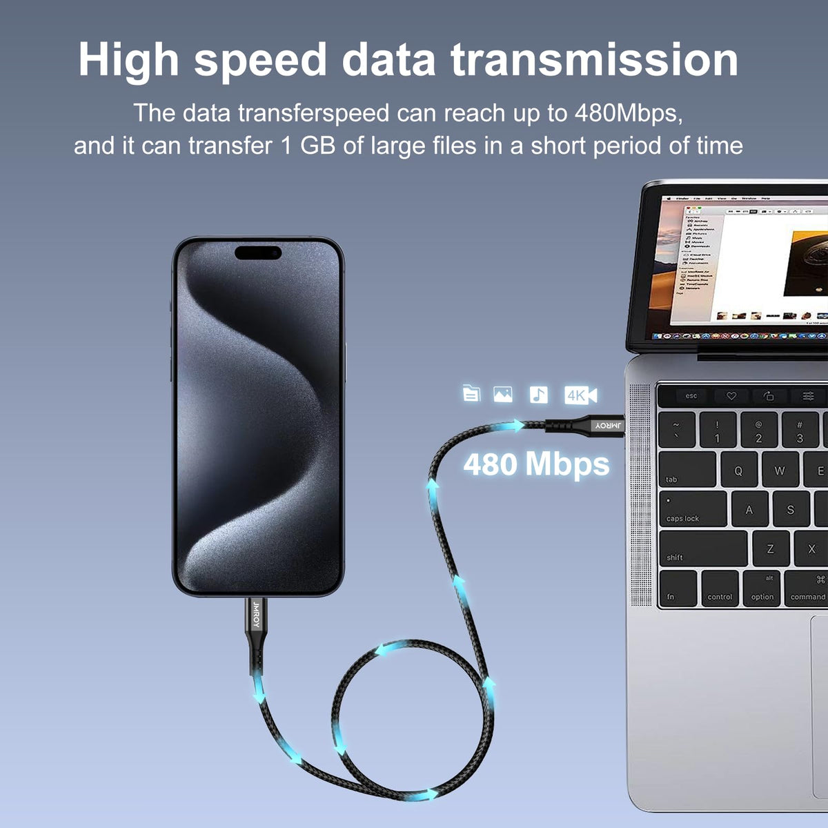 iPhone 18 17 16 15 Charger Cable 3M [2 Pack], USB C to USB C Cable 60W Nylon Braided Extra Long USB Type C Fast Charging Cable for iPhone 18 Pro Max, 17 Pro, iPad Pro Air, MacBook, Samsung S26 S25