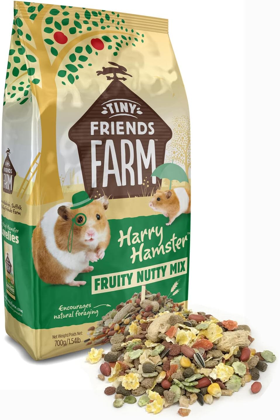Supreme Petfoods Tiny Friends Farm Harry Hamster Fruity Nutty Mix 700g