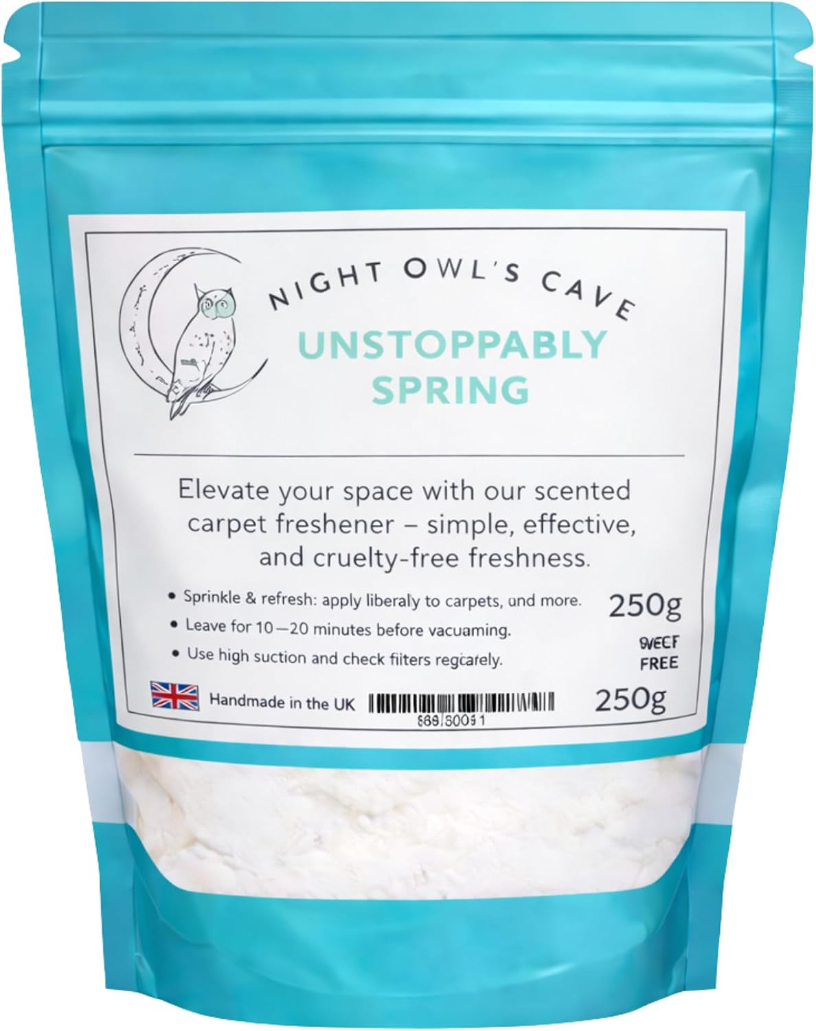 Handmade Highly Scented Carpet Freshener - 250g | Choose from Nine Irresistible Scents! | Vegan & Cruelty-Free | Expertly Crafted in the UK Long-Lasting Handmade (Alien)