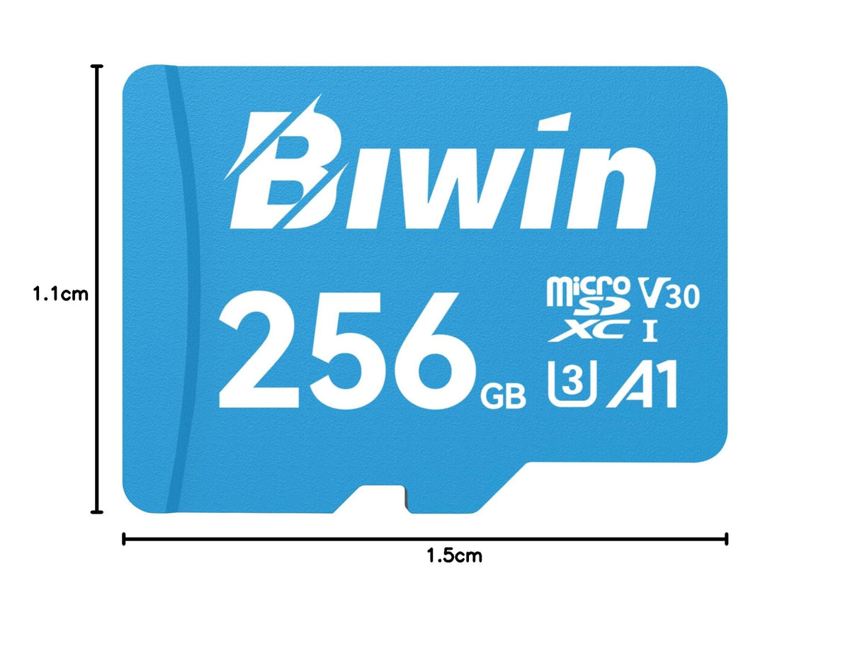 Biwin MS100 Micro SDXC Card 32GB, MicroSD UHS-I Memory Card, A1, V10, U1 Class 10, Up to 100 MB/s Read Speeds for Smartphones, Tablets, Home Security Camera and Dash Cams
