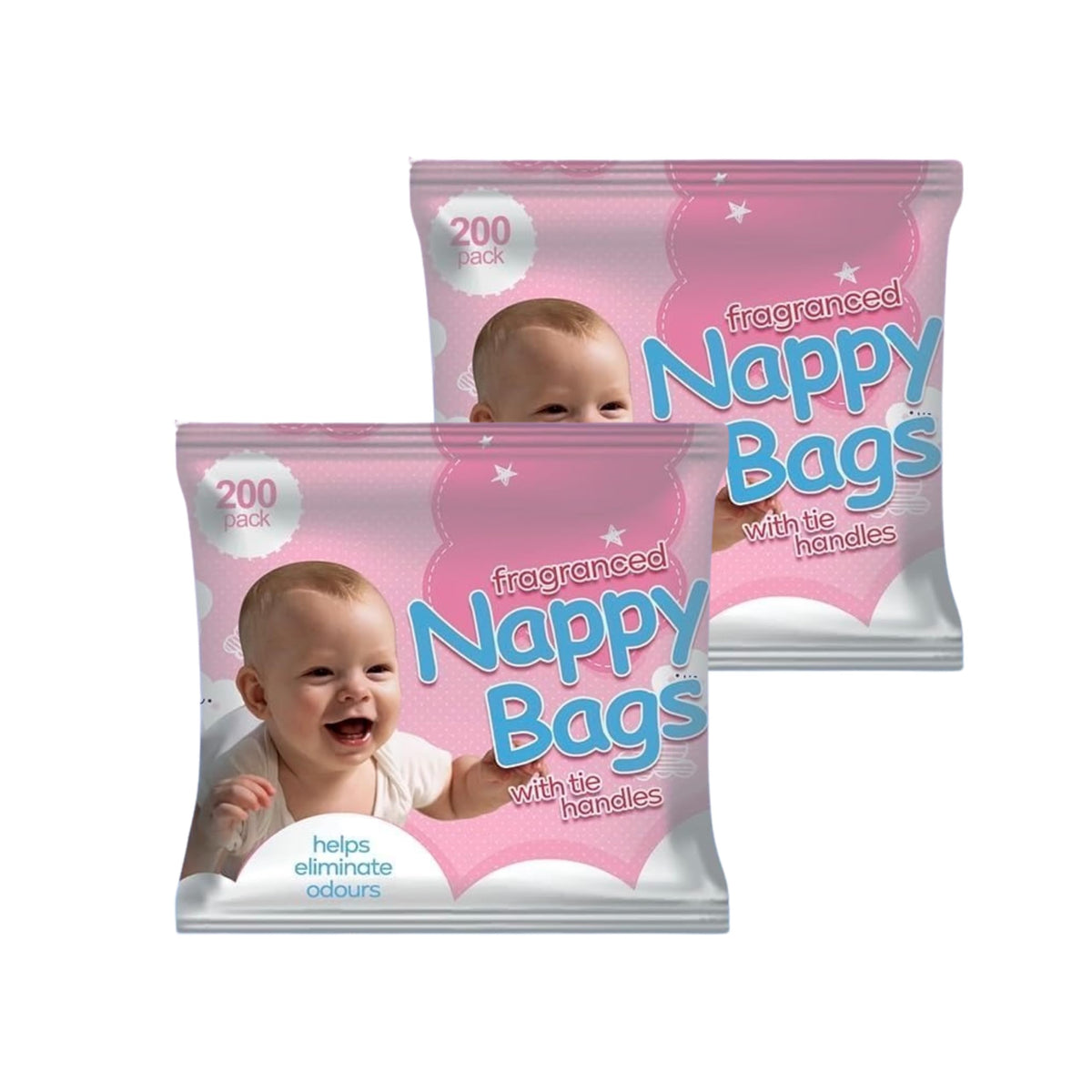 ZYBUX - Jumbo Packs Fragranced Nappy Disposable Bags (4x200) - 800 bags
