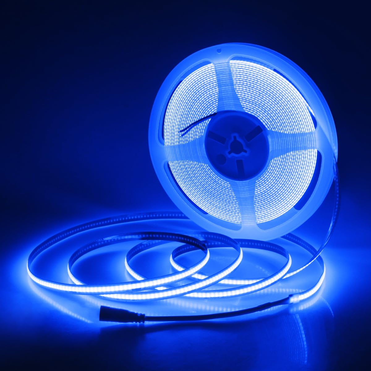 Aclorol 12V Red LED Lights for Bedroom 5M Fleixible COB LED Strip Light