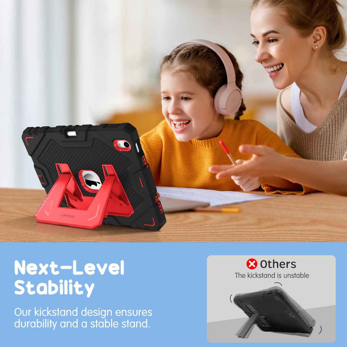 FINTIE Kid-Friendly Case for iPad (A16) 11th Gen 11 Inch, iPad 10th Gen