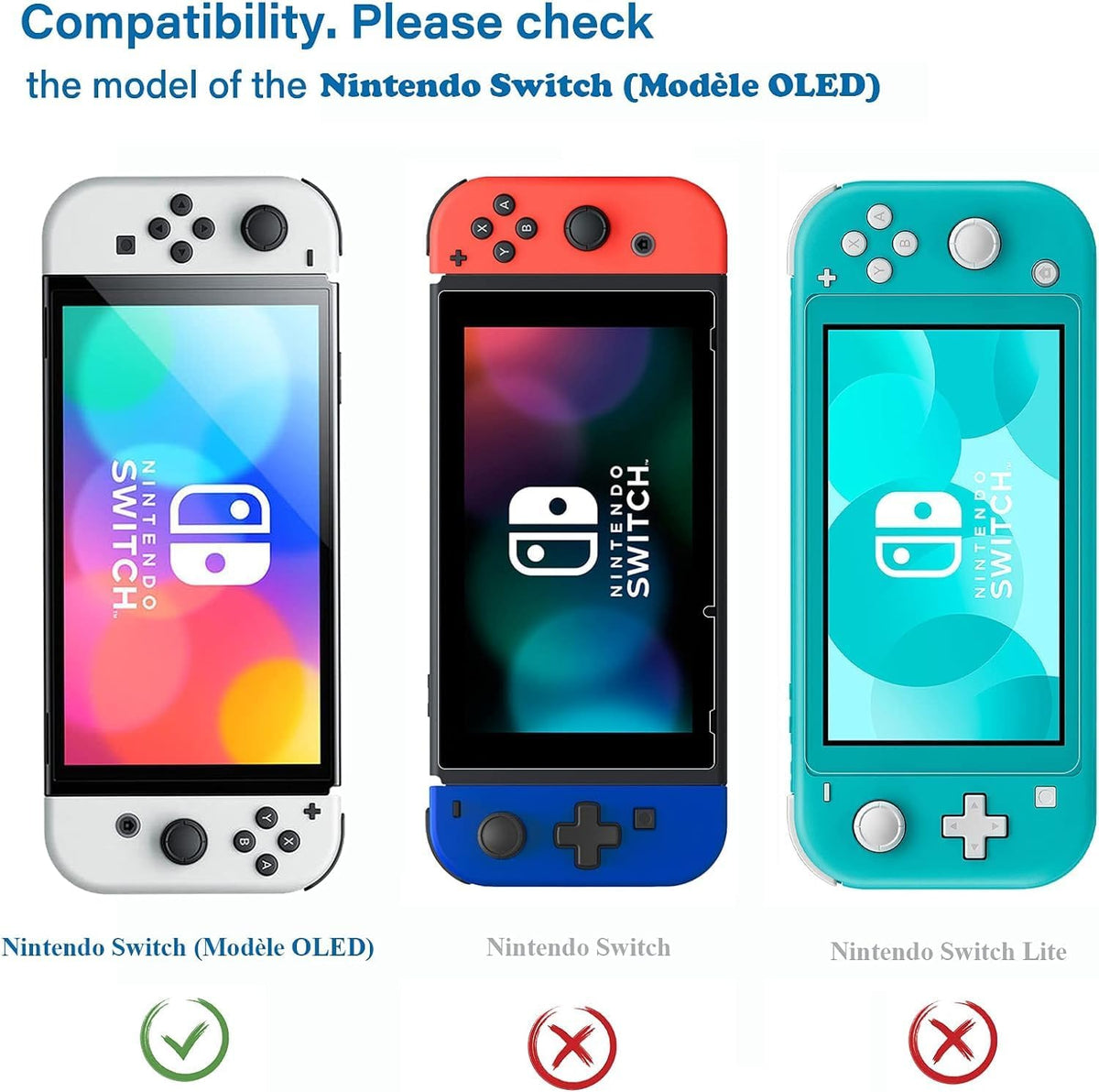 NEW'C for Nintendo Switch 2 Screen Protector Tempered Glass Bubble Free