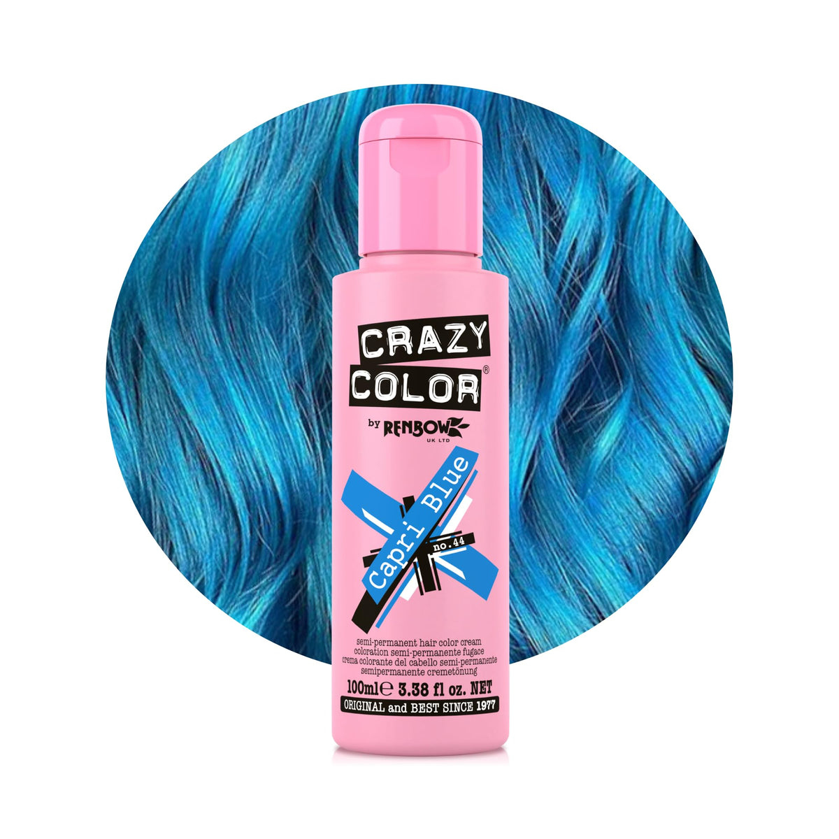 Crazy Color Cyclamen Pink Hair Dye 100ml