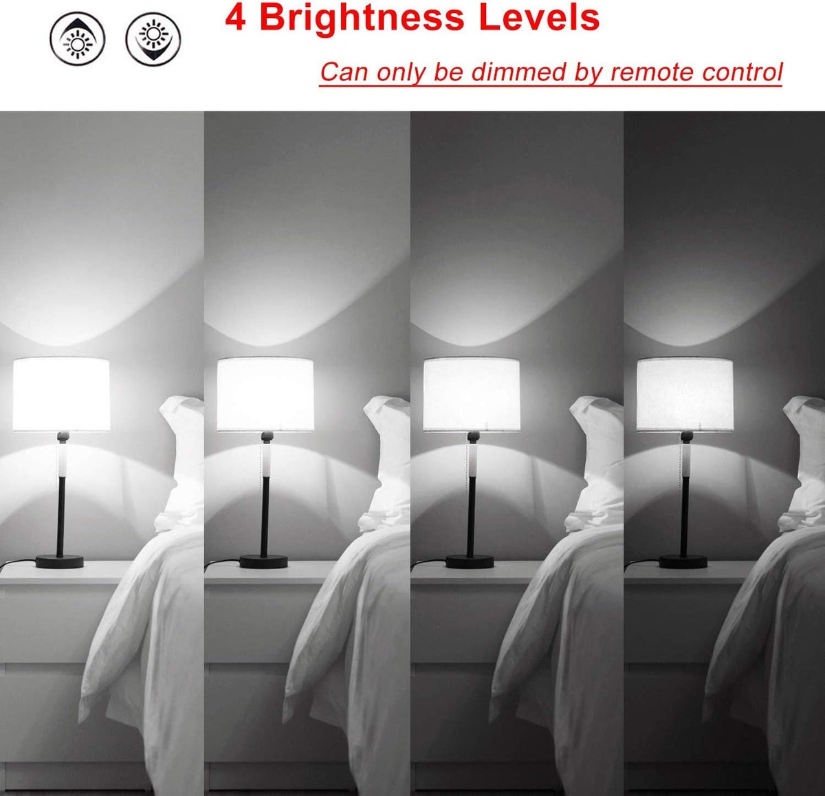 Colour Changing Bulb B22 10W Dimmable, RGBW LED Light Bulbs Mood Lighting with 21key Remote Control,Dual Memory Function,12 Color Choices for Home Dec