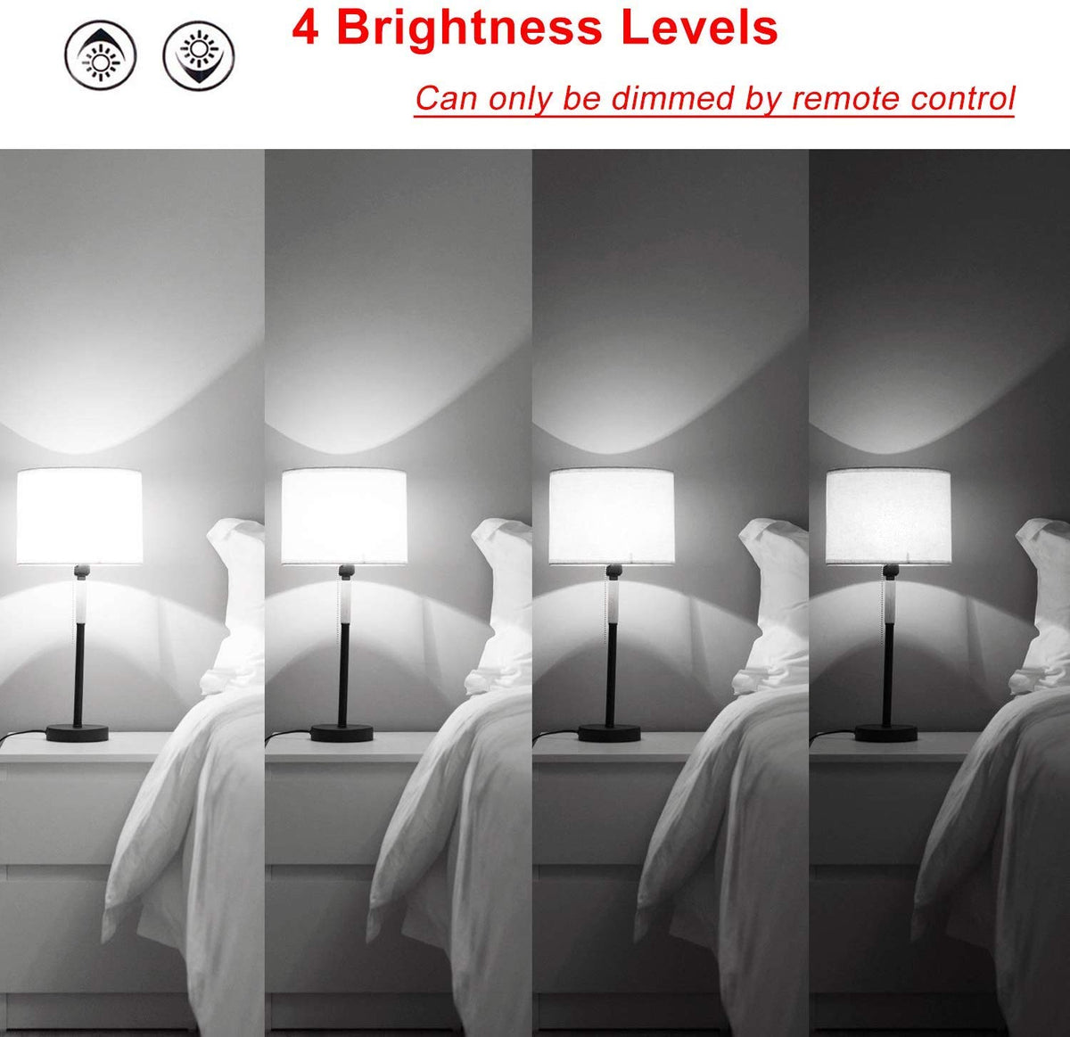 Colour Changing Bulb B22 10W Dimmable, RGBW LED Light Bulbs Mood Lighting with 21key Remote Control,Dual Memory Function,12 Color Choices for Home Dec