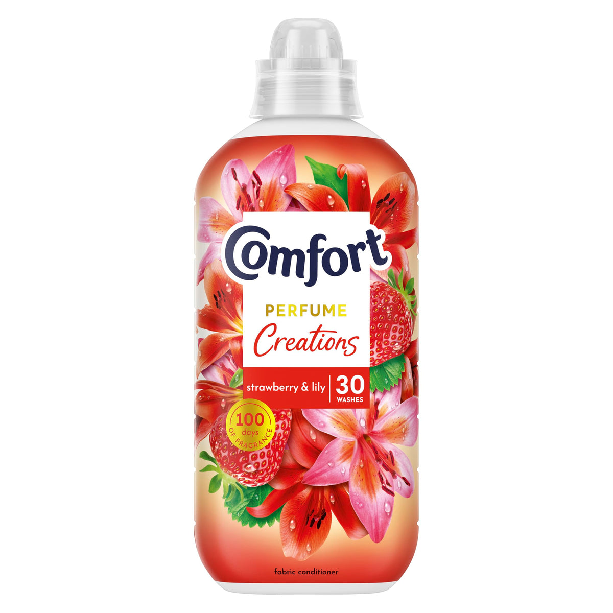 Comfort Perfume Creations Passion Bloom Fabric Conditioner Motion-Activated Fragrance Technology 100 Days of Freshness 30 washes (900 ml)