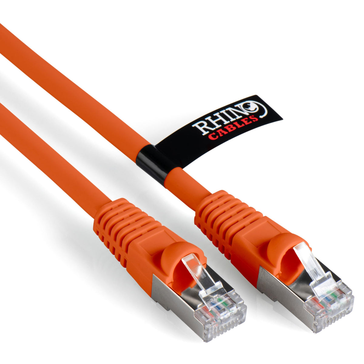 rhinocables CAT 6a Ethernet Cable | 10Gbps S/FT High-Speed & Large Bandwidth Data Transfer | Reliable LAN Network RJ45 Cable | Wi-Fi Broadband Cable for Seamless Gaming & Streaming (0.25m, Pink)