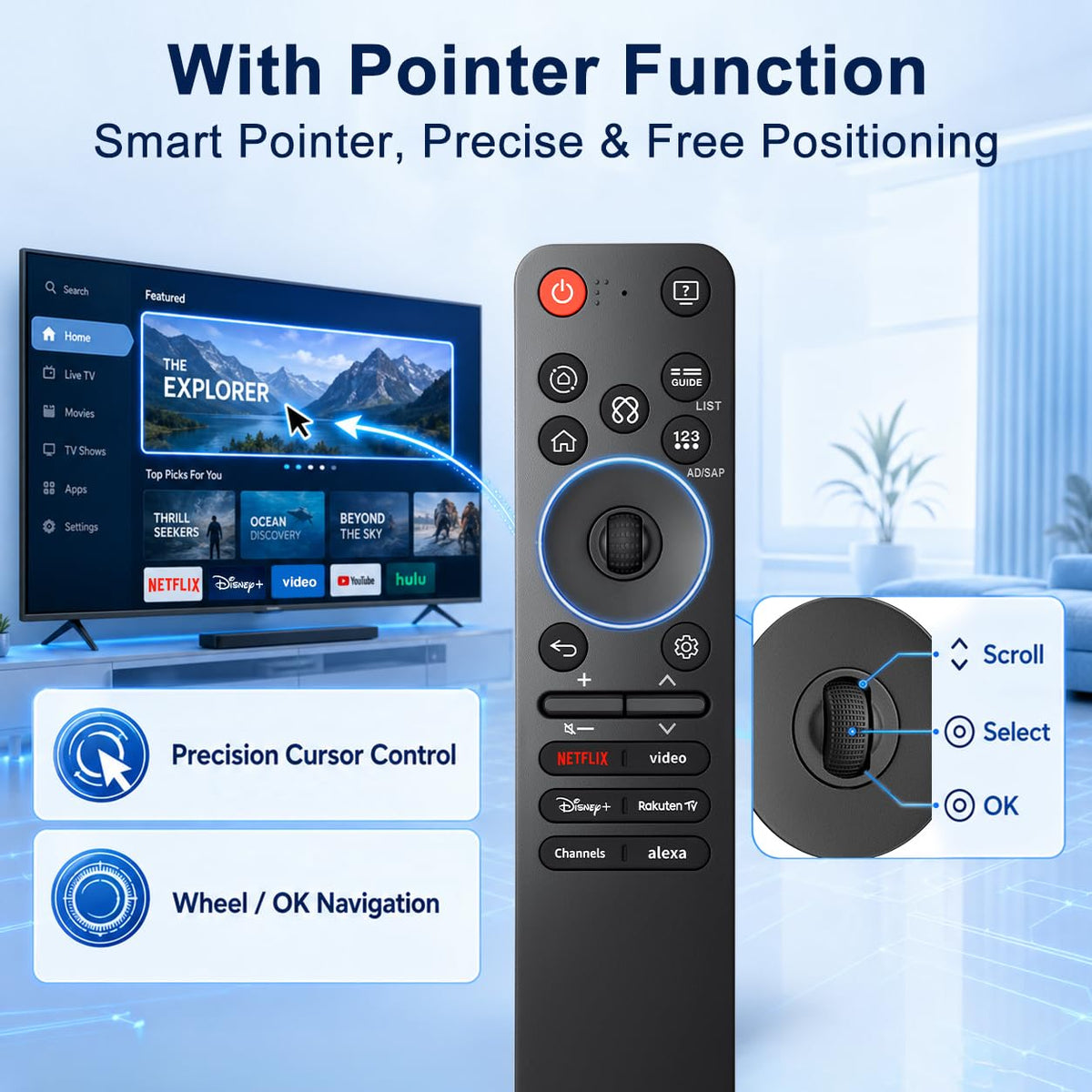 for LG TV Remote, Universal for LG Remote Control Smart TV Replacement