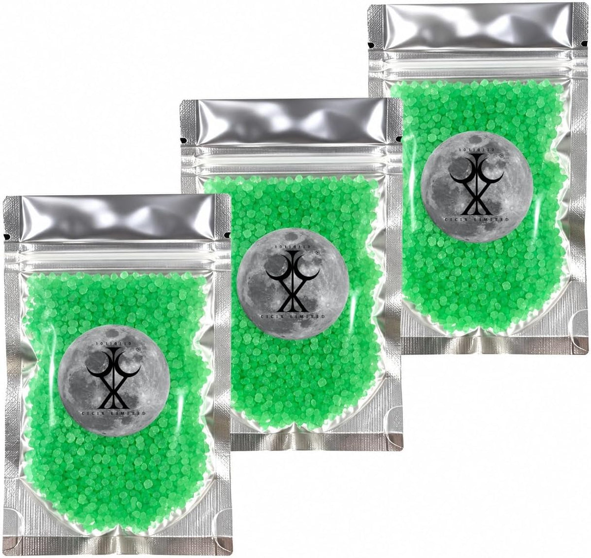 CICIX 3x Luxury Scented Crystals Bundle. 130+ Scent Options. Sizzlers Simmering Granules for Oil Burners. Strong Wax Melt Alternative. Handmade in England. (Daisy's)