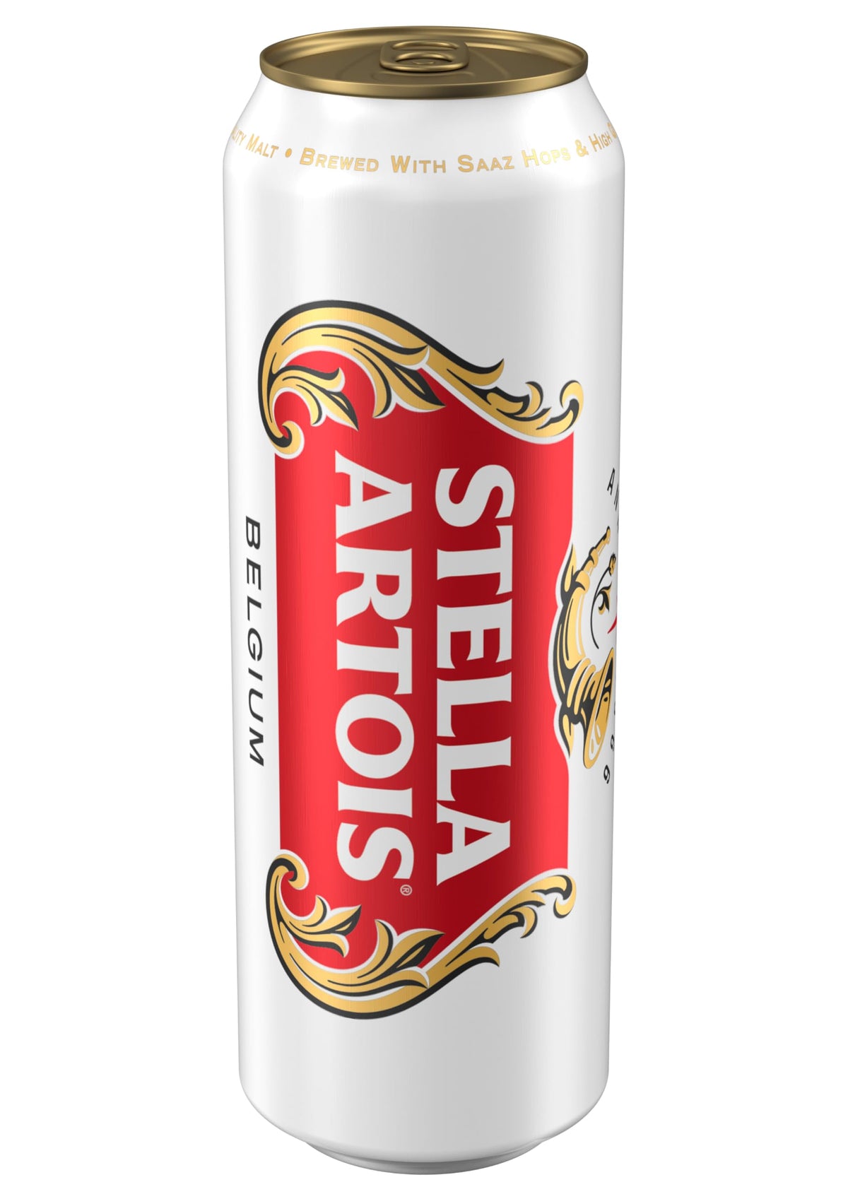 Stella Artois Premium Lager Beer Can, 440ml (Pack of 18) Packaging May Vary