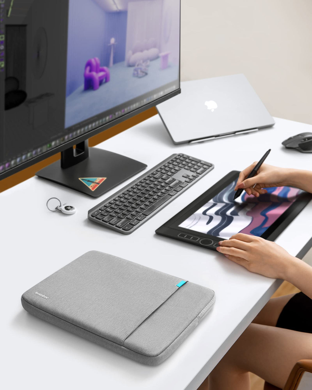 tomtoc 360° Protective Laptop Sleeve for 14-inch MacBook Pro M5 Pro/Max
