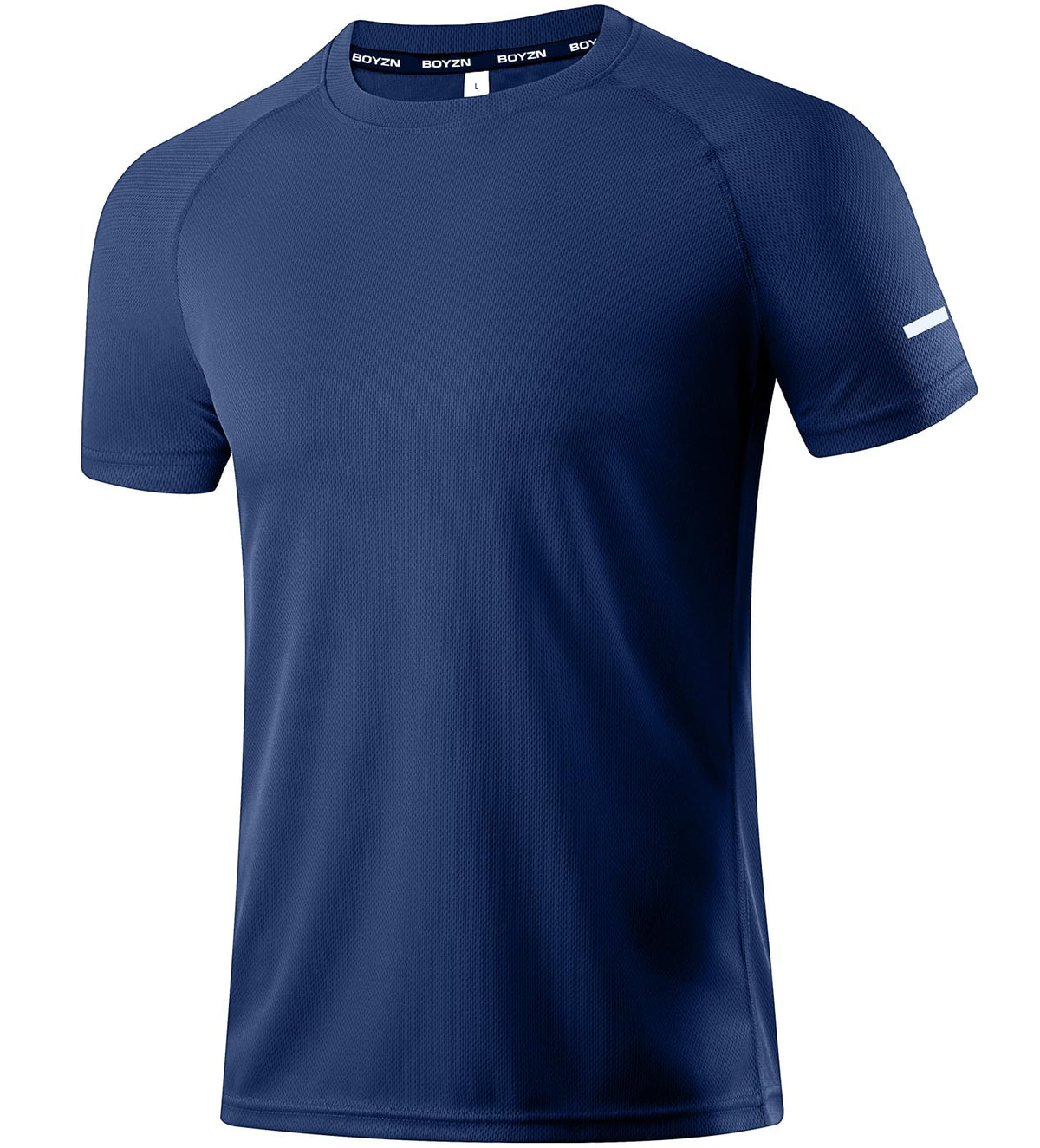 Boyzn 1, 3, 5 or 7 Pack Men's Workout Running Shirts, Dry Fit Moisture Wicking T-Shirt, Gym Athletic Short Sleeve Tee Shirts