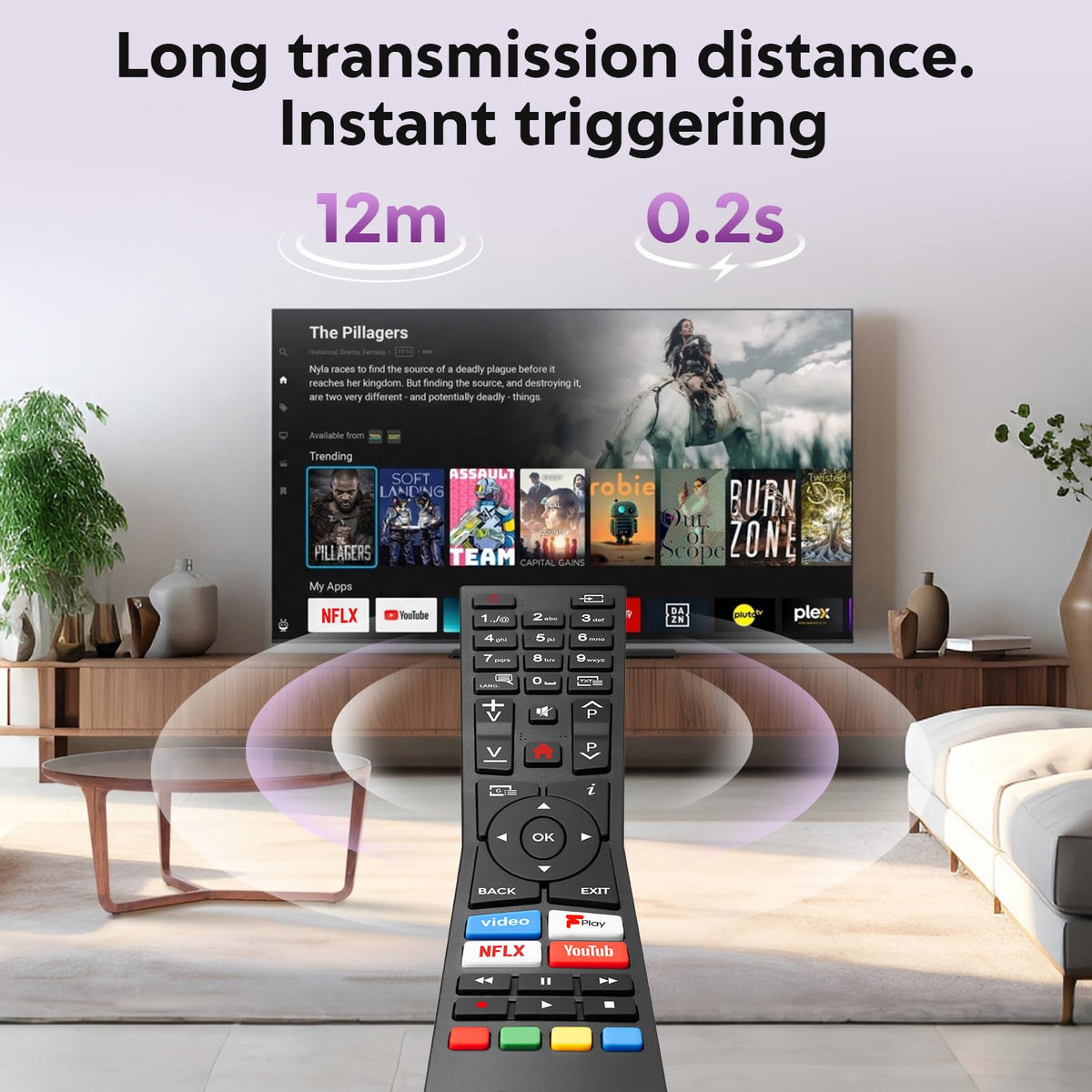 Universal-for-Samsung-Smart-TV-Remote, for Samsung Curved Qled Frame 4K TV