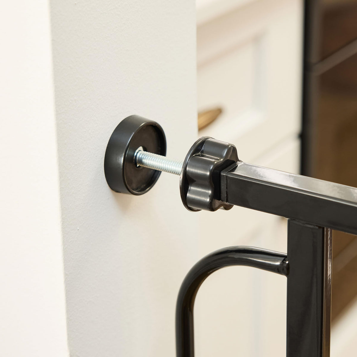 Regalo Safety 91.4cm Extra Tall Baby Gate for Doorways & Bottom of Stairs, Fits Openings 73.6-90cm (Extension Included), Pressure Mounted for Babies, Toddlers & Pets