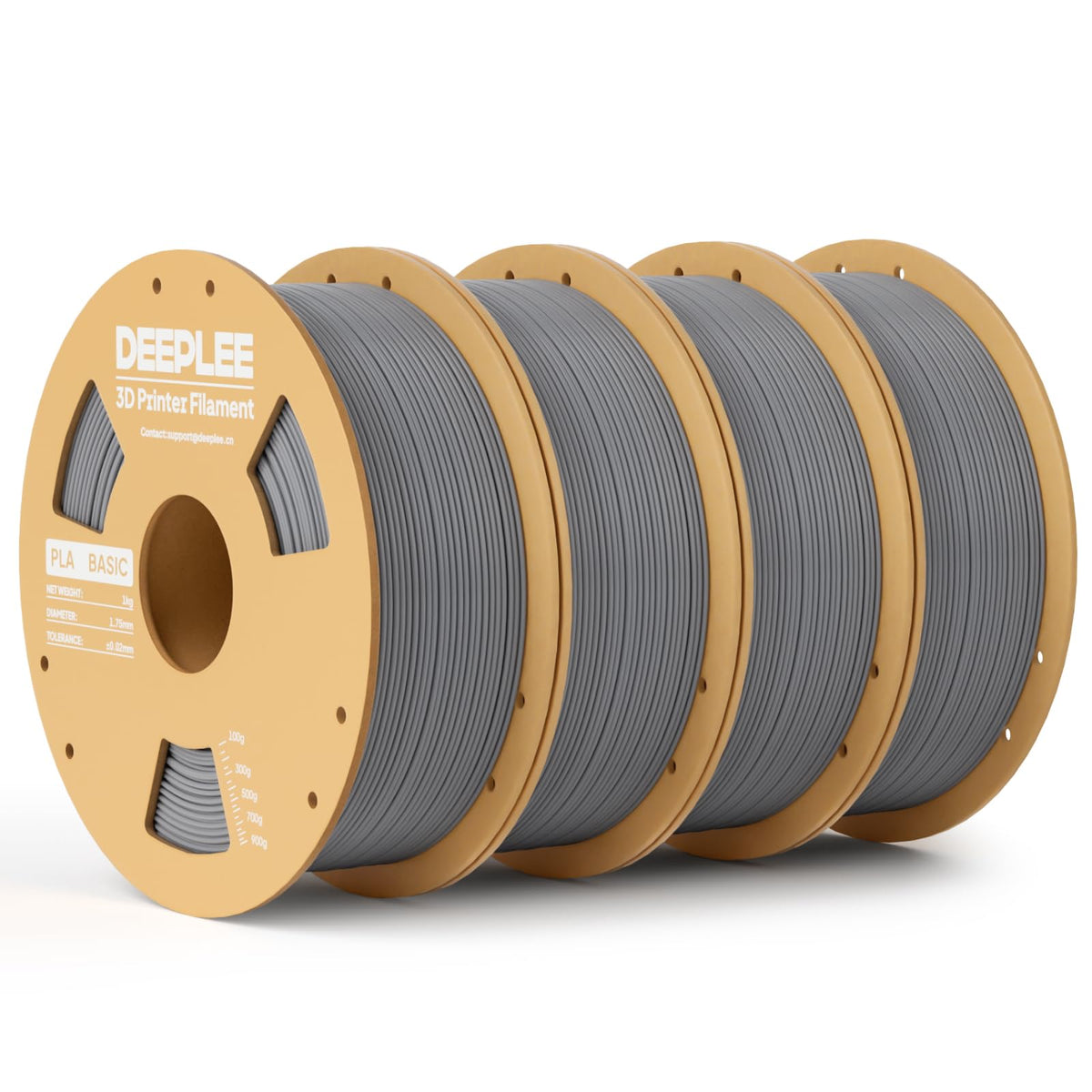 DEEPLEE PLA Filament 1.75mm, Basic 3D Filaments Beige 1kg