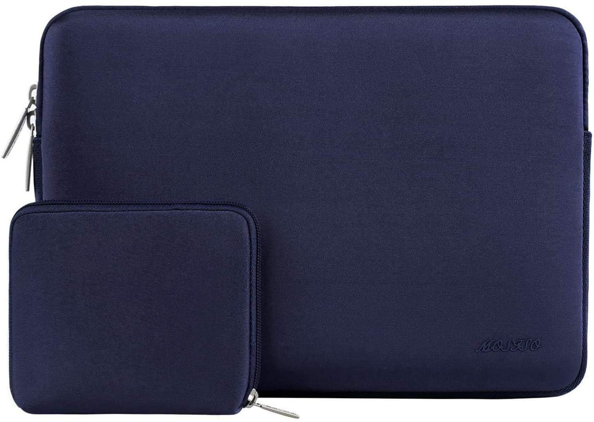 MOSISO 13 inch Laptop Case Neoprene Sleeve with Small Bag,Dusty Rose