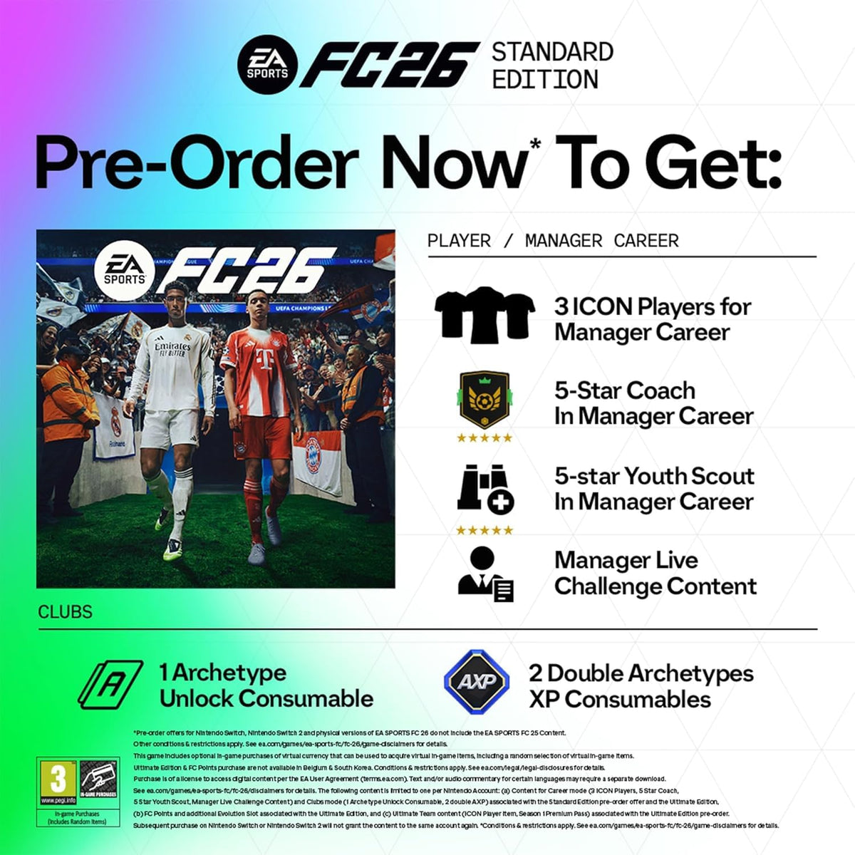 EA SPORTS FC 26 Standard Edition XBOX Series X / XBOX One - disc | VideoGame | English