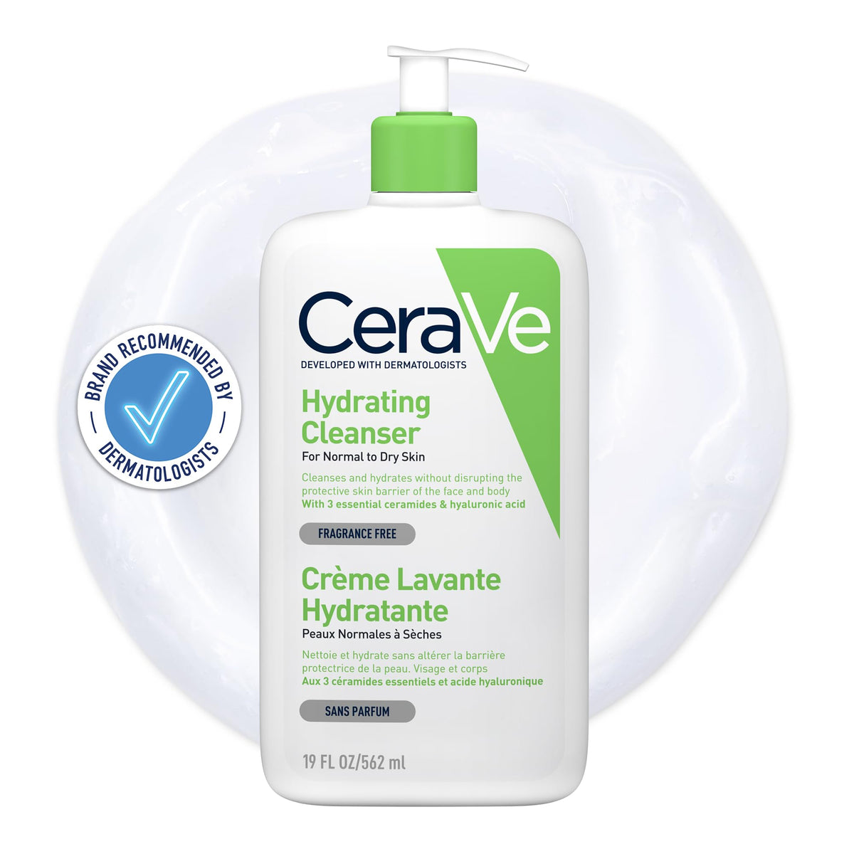 CeraVe Hydrating Cleanser for Normal to Dry Skin with Hyaluronic Acid 236ml