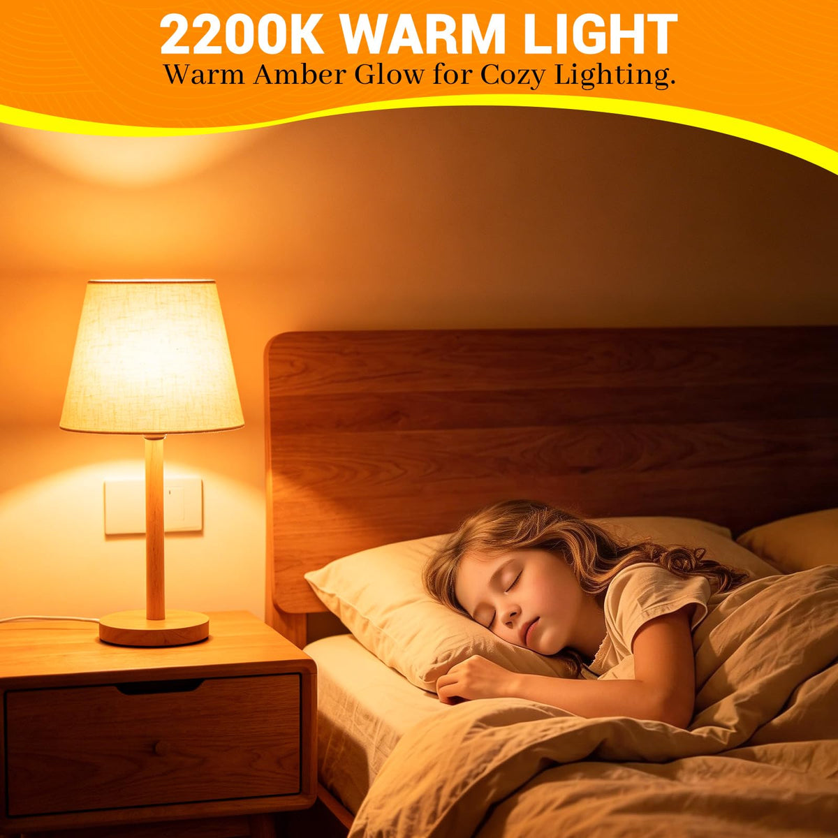 Caldarax 0.5W E14 LED Vintage Night Light Bulb, Mini C7 LED Filament Candle Bulbs Amber Warm White 2200K E14 Orange SES Small Edison Screw Salt Lamp Bulbs, 5W Equivalent, Non Dimmable, 2 Pack