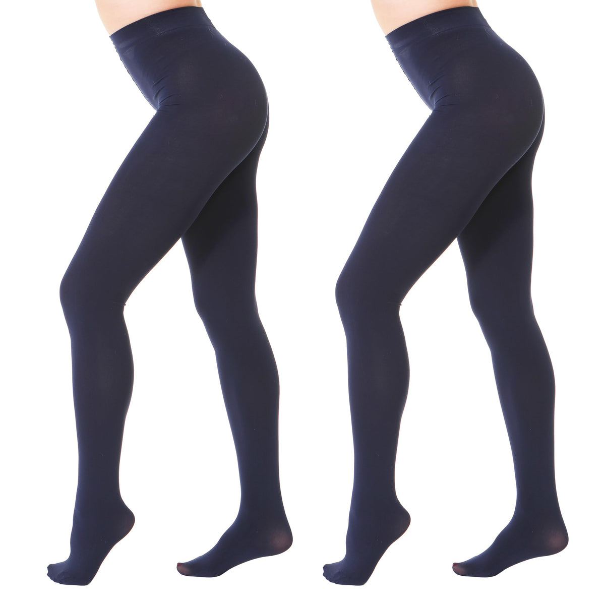 EVERSWE 2 Pairs Pack Women's Opaque Tights