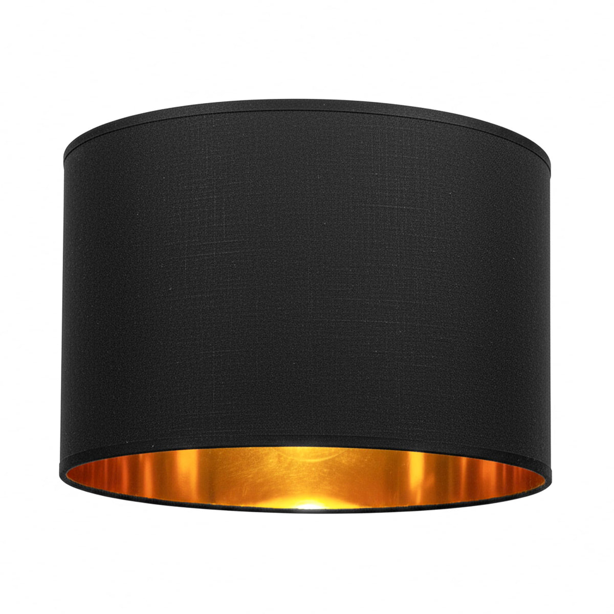 GIGGI Fabric Lamp Shades with Golden Inner Light Shade Ceiling – Modern Lampshades for Ceiling Lights, Lamp Shades for Table Lamps, Floor Lamps, Living Room, Bedroom, Home Décor (Green, 12")