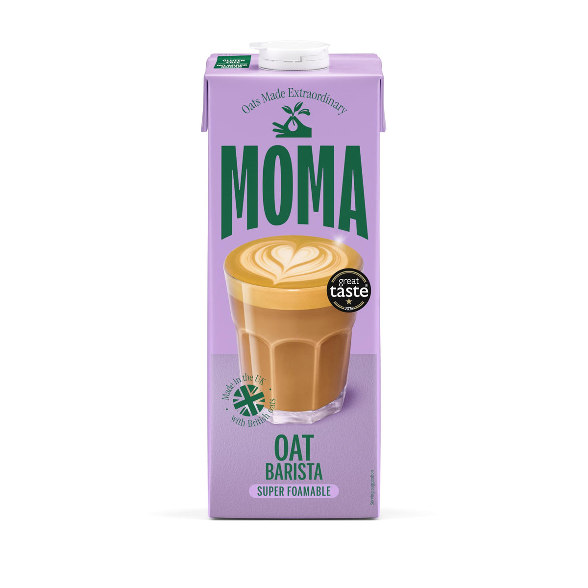 MOMA Pistachio Oat Drink • 1L • No Added Sugar • Vegan, Nut Free & GF