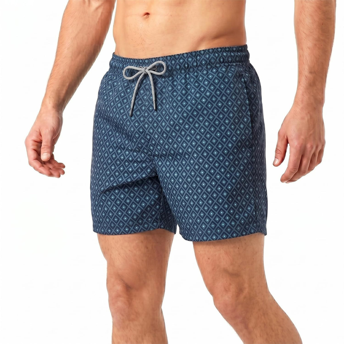 RIPT Men’s Quick Dry Swim Shorts Mesh Lining Drawstring UV 50 Beach Trunks